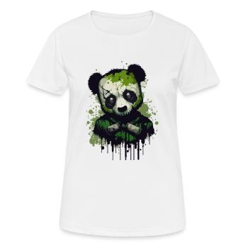Panda toxique - T-shirt respirant Femme - blanc - Devant - AI Model Female 172 dark (172cm)