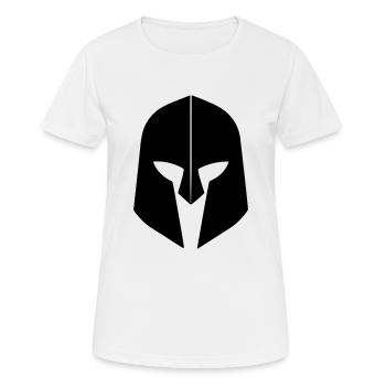 Sparta Guerrier Spartan - T-shirt respirant Femme - blanc - Devant - AI Model Female 172 dark (172cm)