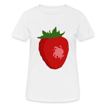 FRAISE FRAISE FRAISE - T-shirt respirant Femme - blanc - Devant - AI Model Female 172 dark (172cm)