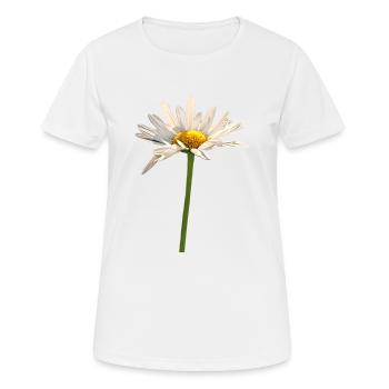 fleur - T-shirt respirant Femme - blanc - Devant - AI Model Female 172 dark (172cm)