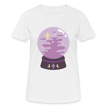 Boule de cristal - T-shirt respirant Femme - blanc - Devant - AI Model Female 172 dark (172cm)
