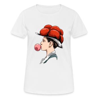 Bollenhut Kaugummi Schwarzwald für einen - Frauen T-Shirt atmungsaktiv - Weiß - Vorne - AI Model Female 172 dark (172cm)