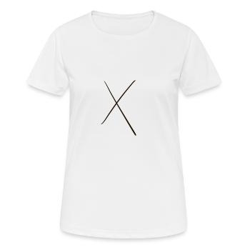 Letter Word - Women's Breathable T-Shirt - white - Front - AI Model Female 172 dark (172cm)