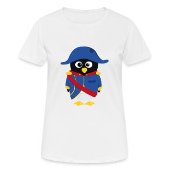 Penguin Napoleon - Women's Breathable T-Shirt - white - Front - AI Model Female 172 dark (172cm)