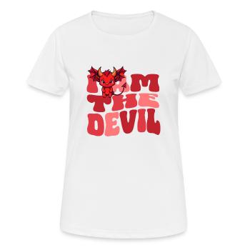 Devil Devil Evil Maison Dragon Femme - T-shirt respirant Femme - blanc - Devant - AI Model Female 172 dark (172cm)