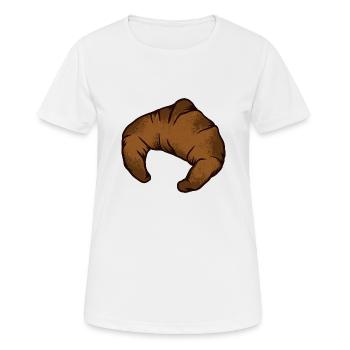 Croissant - Women's Breathable T-Shirt - white - Front - AI Model Female 172 dark (172cm)