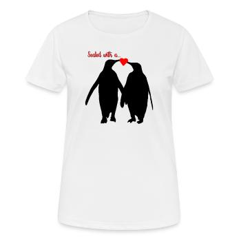 Pingouin - T-shirt respirant Femme - blanc - Devant - AI Model Female 172 dark (172cm)