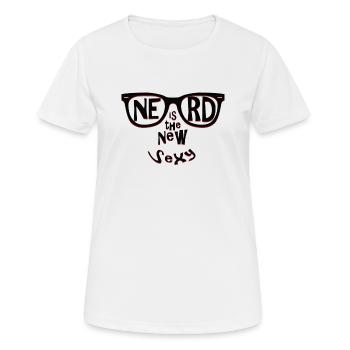 Nerd Geek - Women's Breathable T-Shirt - white - Front - AI Model Female 172 dark (172cm)