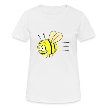Funny bumblebee - Women's Breathable T-Shirt - white - Front - AI Model Female 172 dark (172cm)