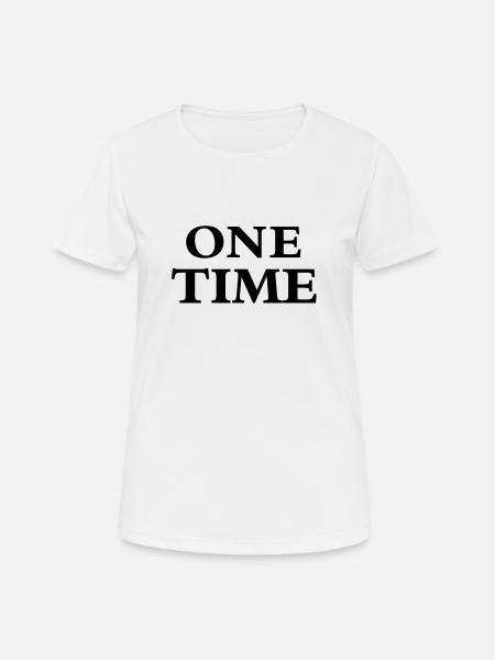 One Time - T-shirt respirant Femme - blanc