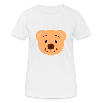 Teddy - Women's Breathable T-Shirt - white - Front - AI Model Female 172 dark (172cm)