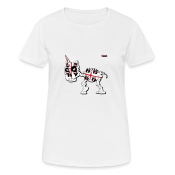 Der erste Sarde - Frauen T-Shirt atmungsaktiv - Weiß - Vorne - AI Model Female 172 dark (172cm)