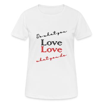 CITATION,CITATIONS,MESSAGE, MESSAGE,HUMOUR - T-shirt respirant Femme - blanc - Devant - AI Model Female 172 dark (172cm)