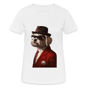 Havaneser - Frauen T-Shirt atmungsaktiv - Weiß - Vorne - AI Model Female 172 dark (172cm)