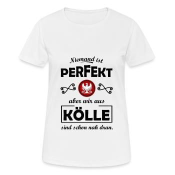 Zuhause in Colonia - Frauen T-Shirt atmungsaktiv - Weiß - Vorne - AI Model Female 172 dark (172cm)