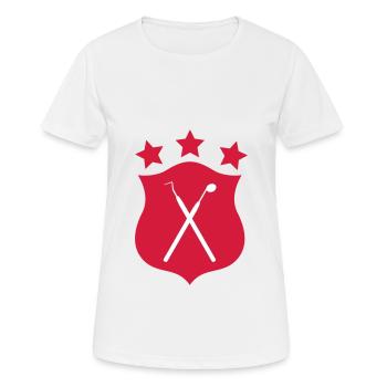 Dentiste. - T-shirt respirant Femme - blanc - Devant - AI Model Female 172 dark (172cm)