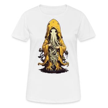 Niedliches Halloween Monster Druide Design - Frauen T-Shirt atmungsaktiv - Weiß - Vorne - AI Model Female 172 dark (172cm)