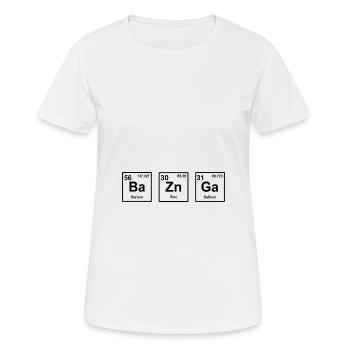 BA ZN GA Physiker Geschenk Urknall - Frauen T-Shirt atmungsaktiv - Weiß - Vorne - AI Model Female 172 dark (172cm)