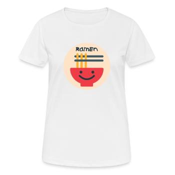 Ramen - Women's Breathable T-Shirt - white - Front - AI Model Female 172 dark (172cm)