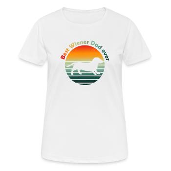 Best Viennese Dad Ever - Women's Breathable T-Shirt - white - Front - AI Model Female 172 dark (172cm)