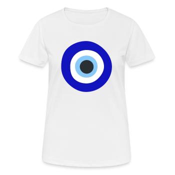 Eye - Women's Breathable T-Shirt - white - Front - AI Model Female 172 dark (172cm)
