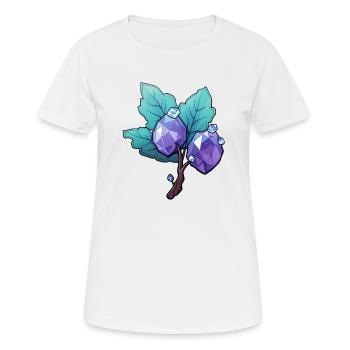 Branch with gemstones - Women's Breathable T-Shirt - white - Front - AI Model Female 172 dark (172cm)
