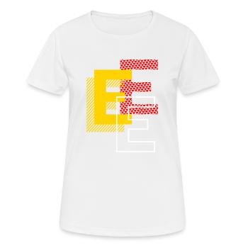 Three E. - Women's Breathable T-Shirt - white - Front - AI Model Female 172 dark (172cm)