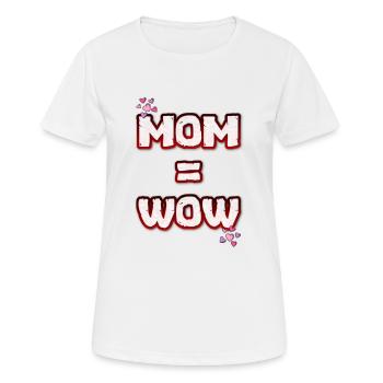 Muttertag Muttertag - Frauen T-Shirt atmungsaktiv - Weiß - Vorne - AI Model Female 172 dark (172cm)