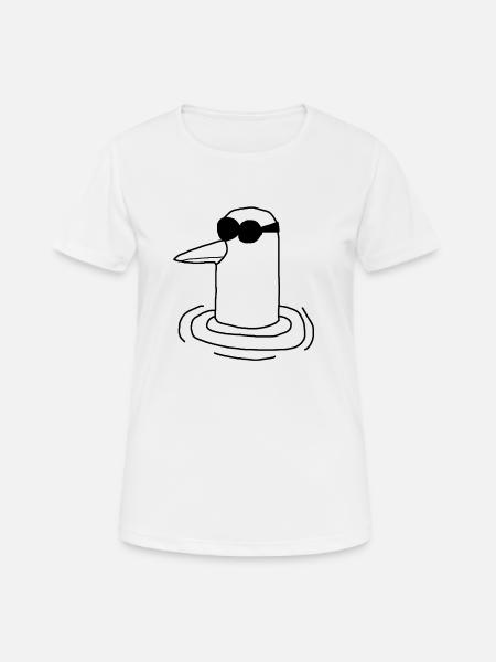 duck - Women's Breathable T-Shirt - white