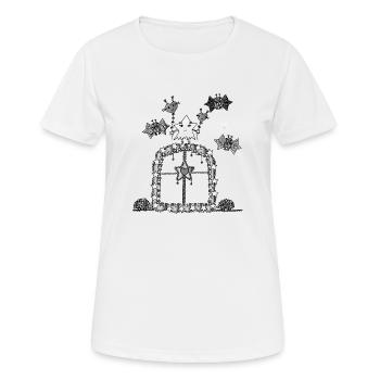 Magisches Tor Magica- Die Hüter von Orbis - Frauen T-Shirt atmungsaktiv - Weiß - Vorne - AI Model Female 172 dark (172cm)