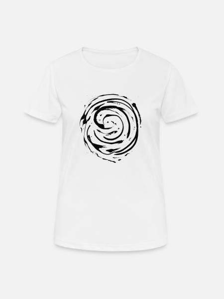 circle - Frauen T-Shirt atmungsaktiv - Weiß