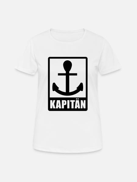 kapitaen_f1 - Frauen T-Shirt atmungsaktiv - Weiß