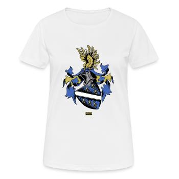 Bosnia knight emblem - Women's Breathable T-Shirt - white - Front - AI Model Female 172 dark (172cm)