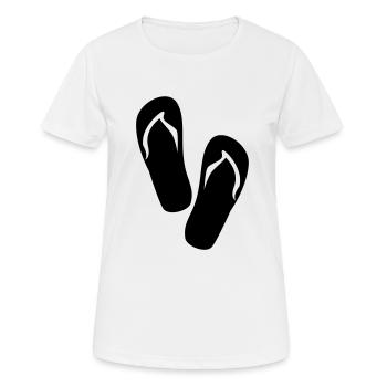 tong - T-shirt respirant Femme - blanc - Devant - AI Model Female 172 dark (172cm)
