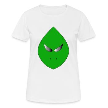 Alien vert - T-shirt respirant Femme - blanc - Devant - AI Model Female 172 dark (172cm)