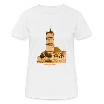 Neustrelitz Mecklenburg Residence City Church - T-shirt respirant Femme - blanc - Devant - AI Model Female 172 dark (172cm)