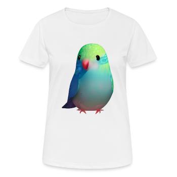 Cockatiel Budgie Bird Bird Propriétaire - T-shirt respirant Femme - blanc - Devant - AI Model Female 172 dark (172cm)