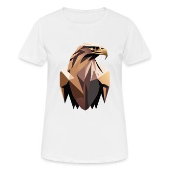 Aigle royal - T-shirt respirant Femme - blanc - Devant - AI Model Female 172 dark (172cm)