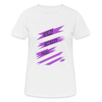 Soulagement du stress cadeau de listes de lecture d’anniversaire - T-shirt respirant Femme - blanc - Devant - AI Model Female 172 dark (172cm)