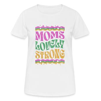 Bestes Mama-Geschenk Muttertag Mama Schön Stark - Frauen T-Shirt atmungsaktiv - Weiß - Vorne - AI Model Female 172 dark (172cm)