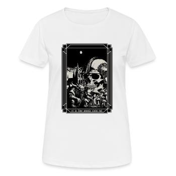 Und am Ende - Frauen T-Shirt atmungsaktiv - Weiß - Vorne - AI Model Female 172 dark (172cm)