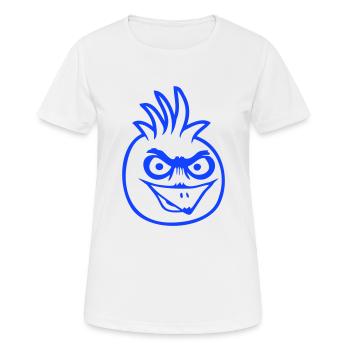 Parrot Bird Stares Nasty Aggressive Rage - Women's Breathable T-Shirt - white - Front - AI Model Female 172 dark (172cm)