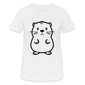 Beaver - Women's Breathable T-Shirt - white - Front - AI Model Female 172 dark (172cm)