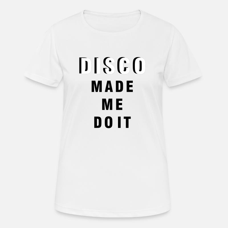 disco - Women's Breathable T-Shirt - white