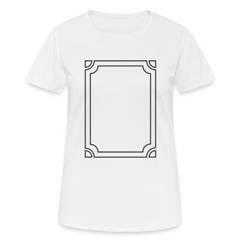 Picture Frame - Women's Breathable T-Shirt - white - Front - AI Model Female 172 dark (172cm)
