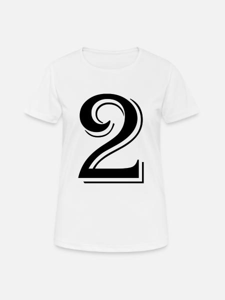 2 - Women's Breathable T-Shirt - white