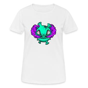 420 - T-shirt respirant Femme - blanc - Devant - AI Model Female 172 dark (172cm)
