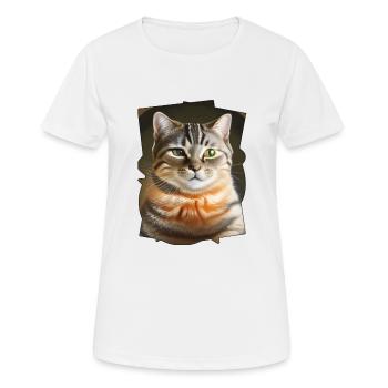 Bkh - Frauen T-Shirt atmungsaktiv - Weiß - Vorne - AI Model Female 172 dark (172cm)