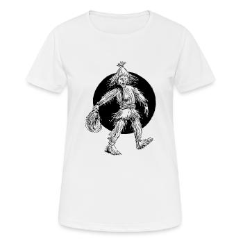 farmer gardener gardening scarecrow tractor154 - Frauen T-Shirt atmungsaktiv - Weiß - Vorne - AI Model Female 172 dark (172cm)