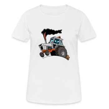 0601 case 1270 - Women's Breathable T-Shirt - white - Front - AI Model Female 172 dark (172cm)